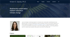 Desktop Screenshot of kristendybala.com
